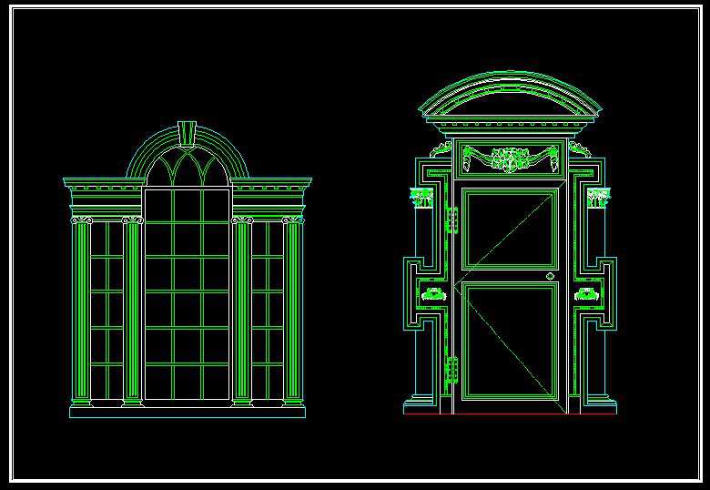 Architecture Decoration Drawing